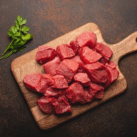 Beef cubes